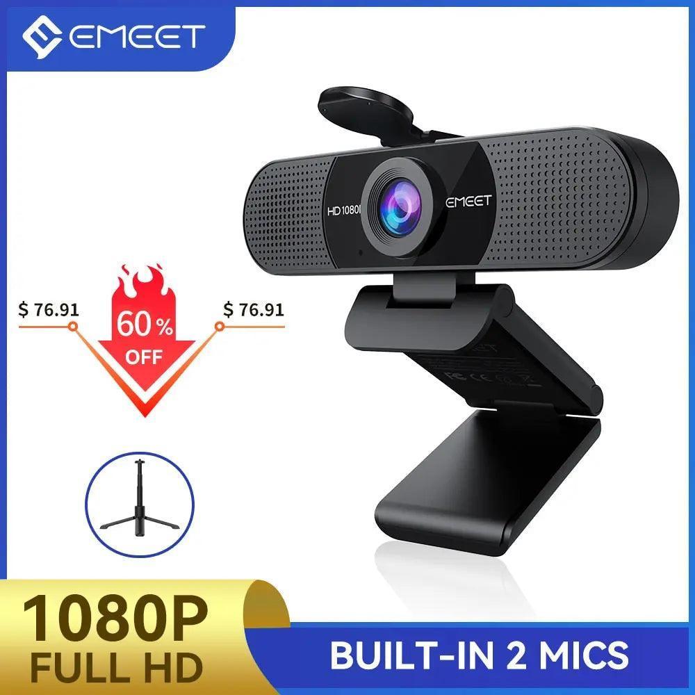 SARAOU EMEET Webcam Meeting Streaming Full HD 1080P - SARAOU