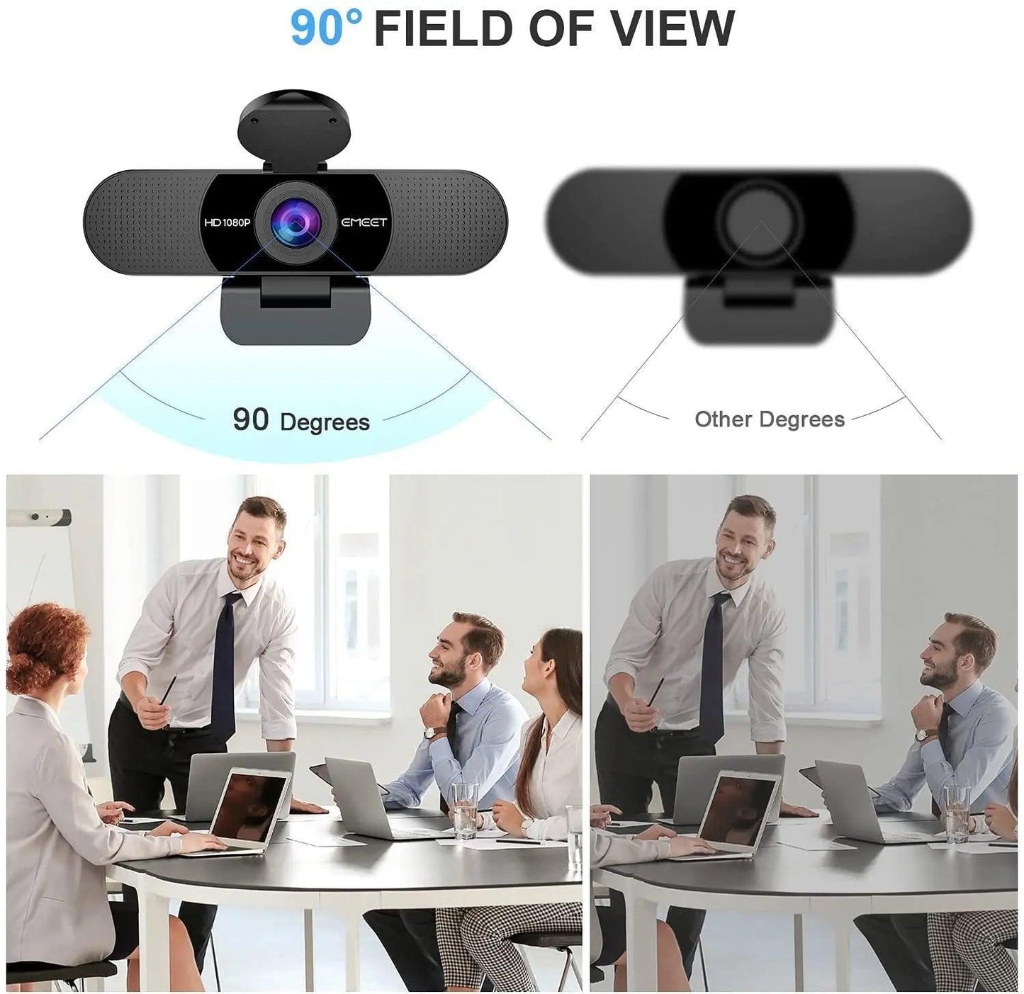 SARAOU EMEET Webcam Meeting Streaming Full HD 1080P - SARAOU