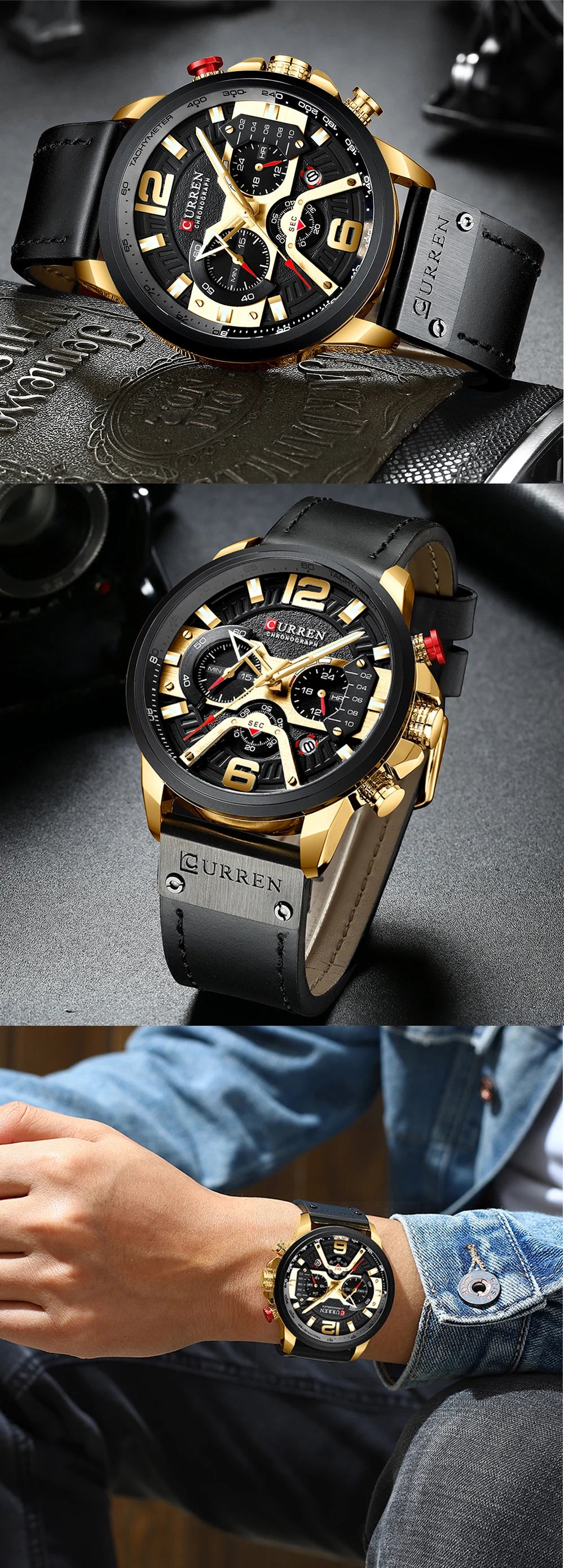 Montre militaire CURREN pour homme