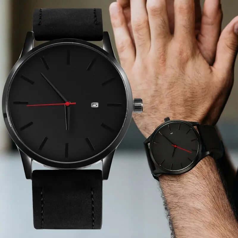 SARAOU Watch sports quartz leather - SARAOU