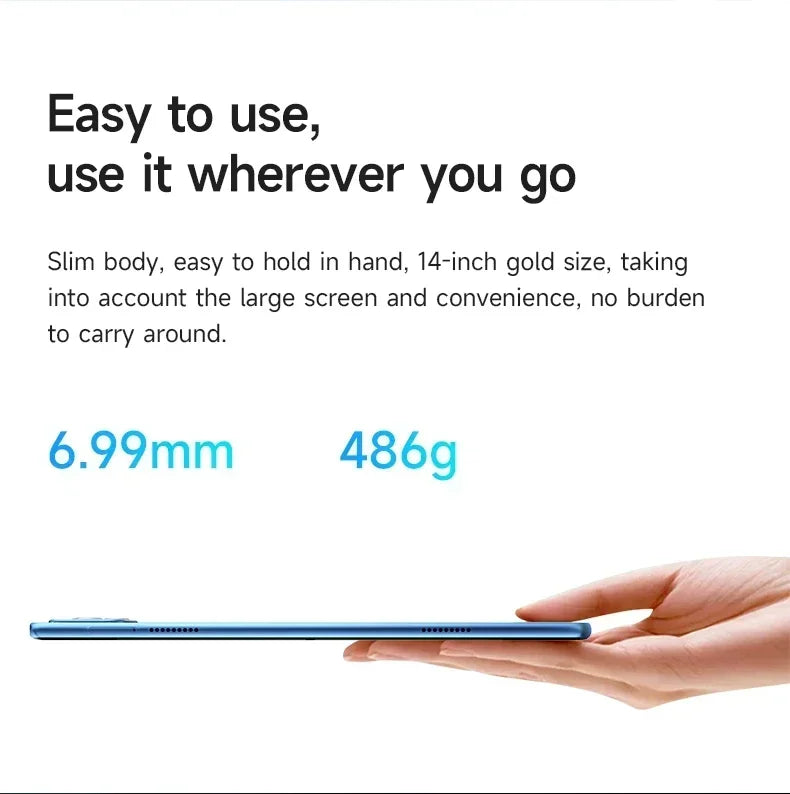 Tablette Android 13 - 12 Pouces