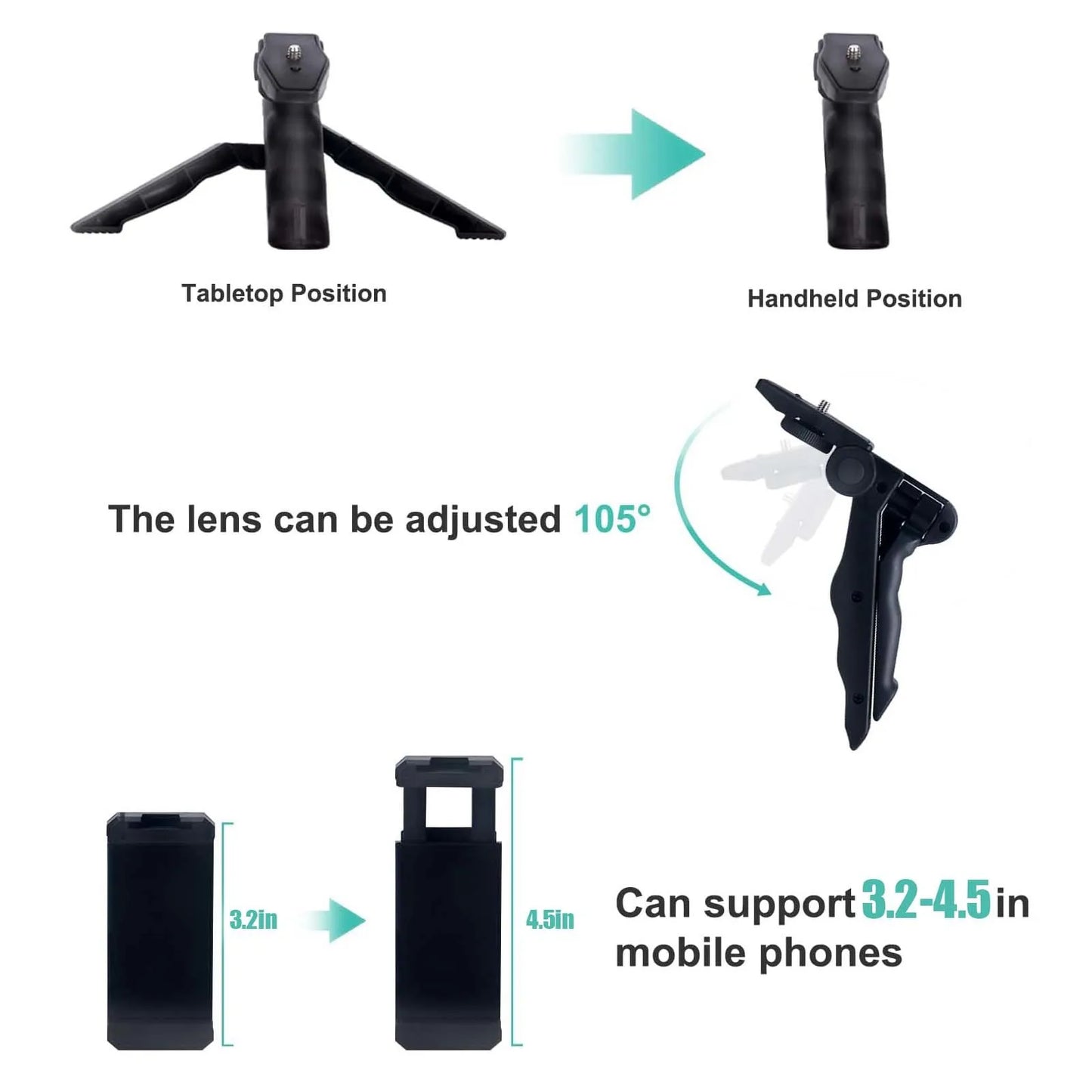 Kit Vlogging Smartphone - Trépied & Microphone | Idéal TikTok, YouTube & Live