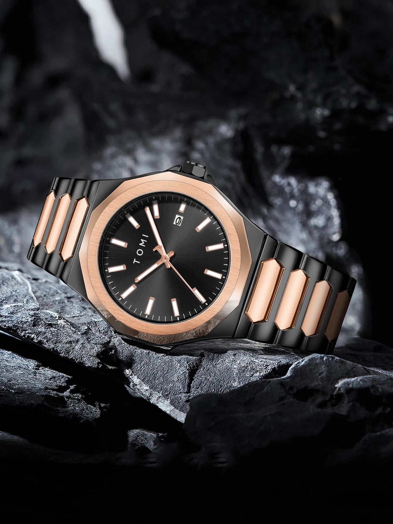 Montre Homme TOMI Luxury Or Rose