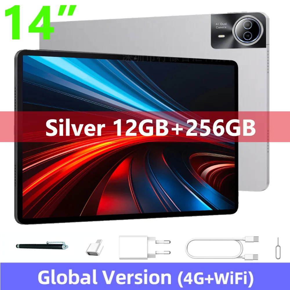 Tablette Android 14 Pouces Grand Écran 16GB RAM 512GB | SARAOU