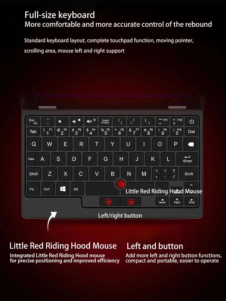 Mini PC Portable 7" Windows 11