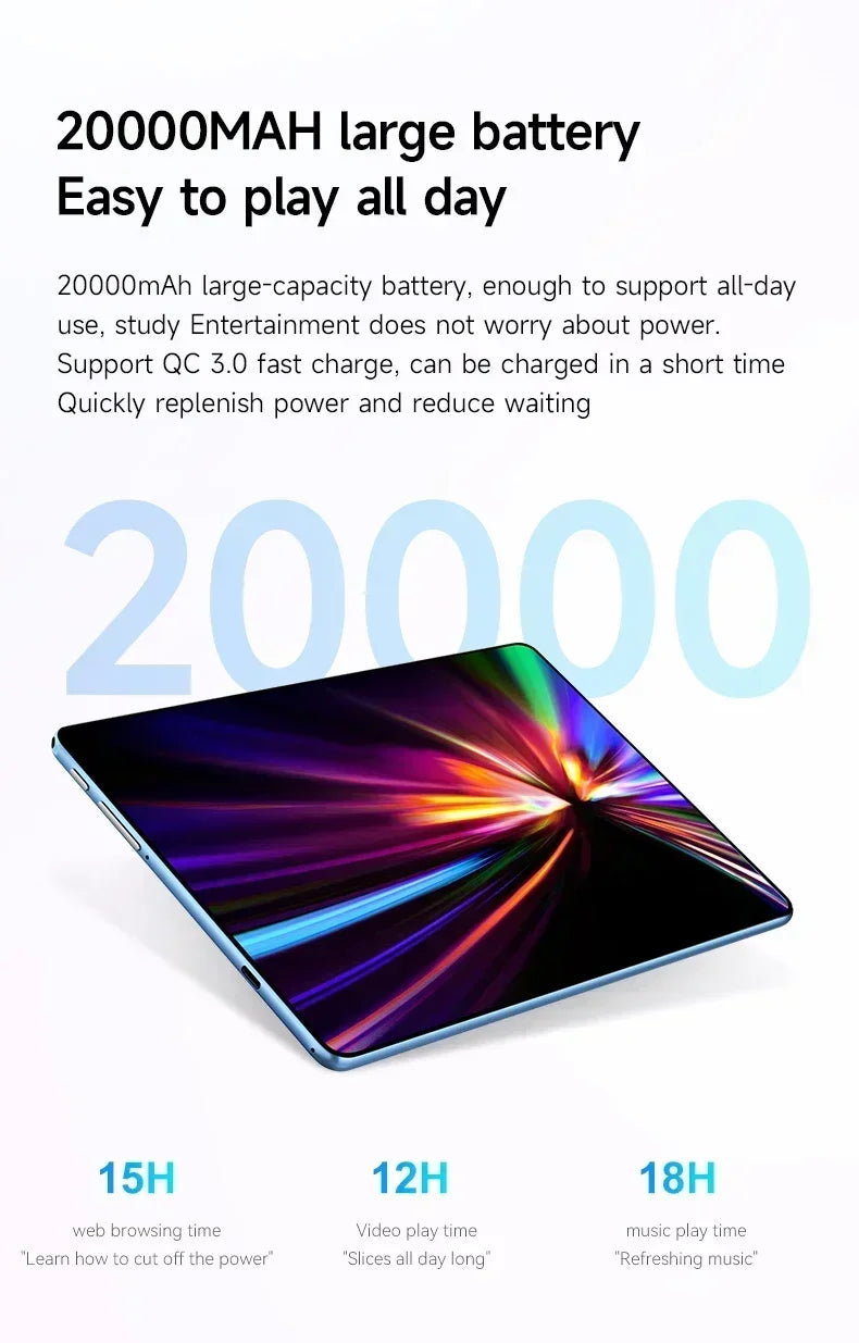 Tablette Android 13 - 12 Pouces