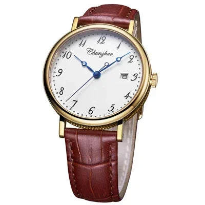Men's Ultra-Thin Quartz Watch 38mm - Japanese Stainless Steel
