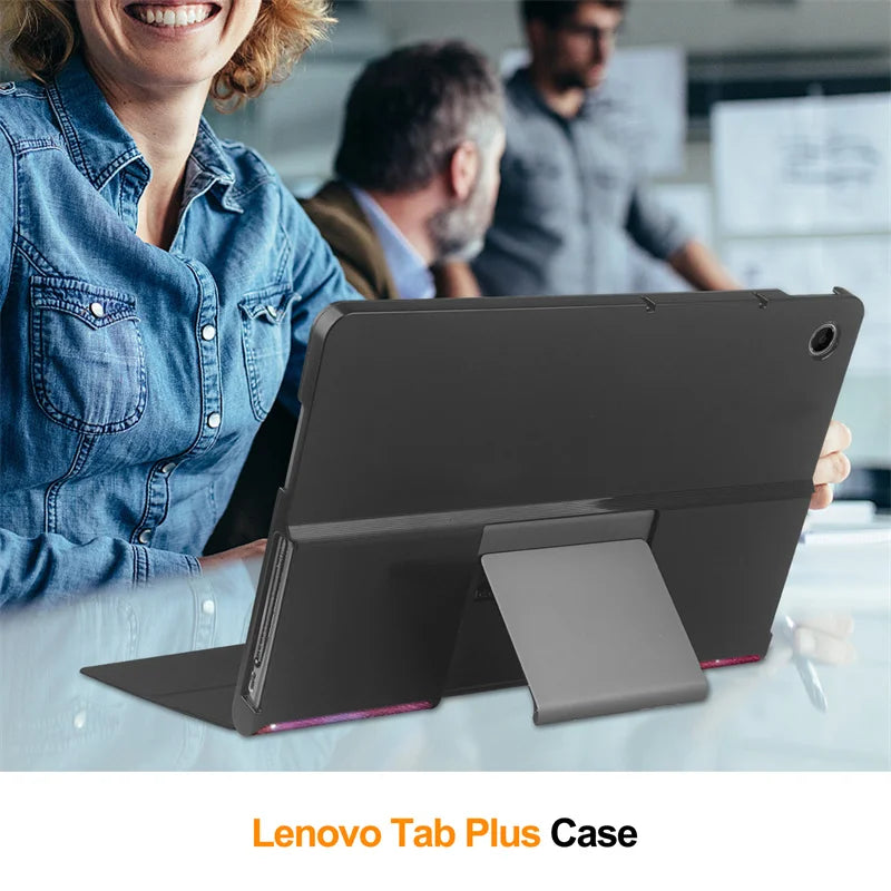 Coque Lenovo Tab Plus 2024 - Étui Cuir PU 11.5 pouces
