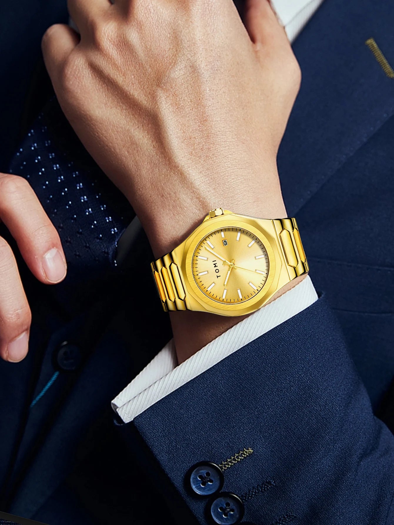 Montre Homme TOMI Luxury Or Rose