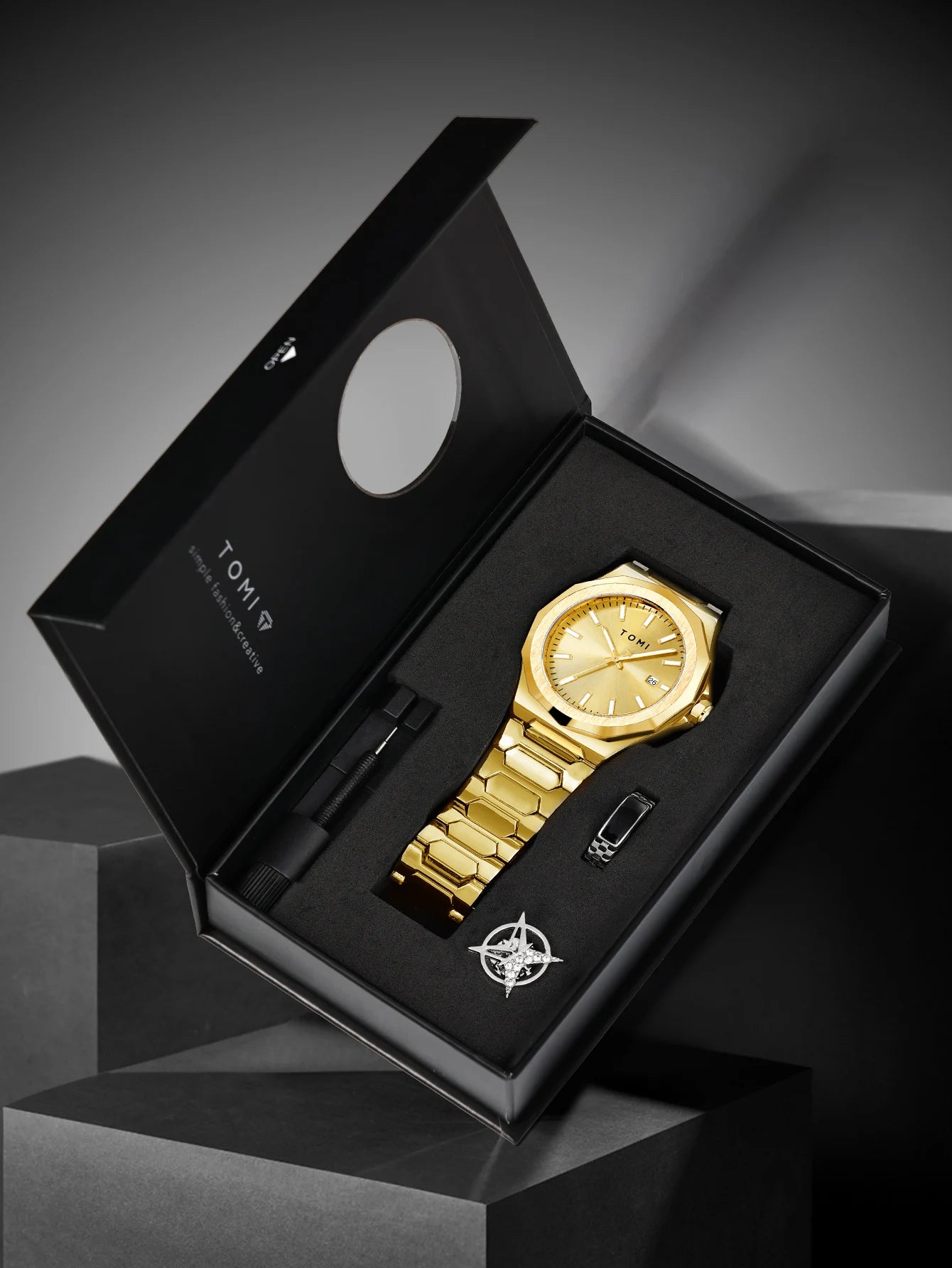 Montre Homme TOMI Luxury Or Rose