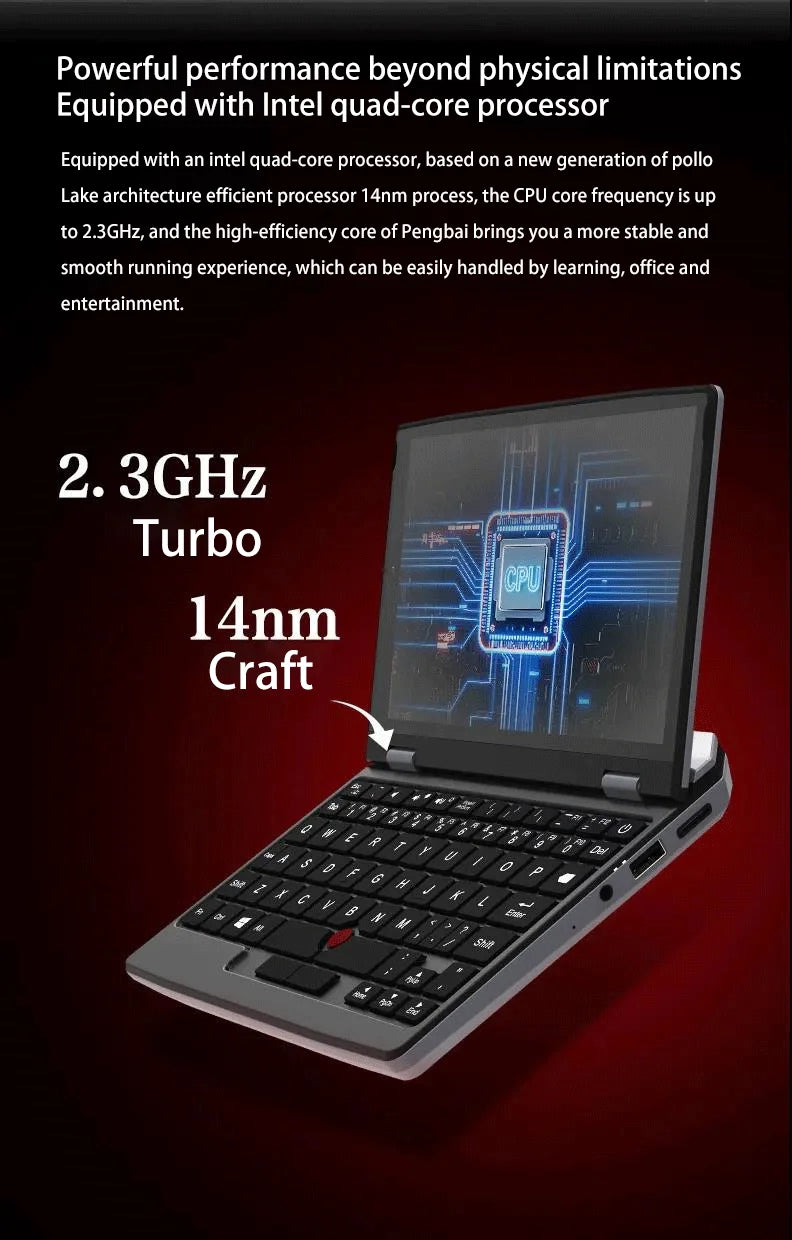 Mini PC Portable 7" Windows 11