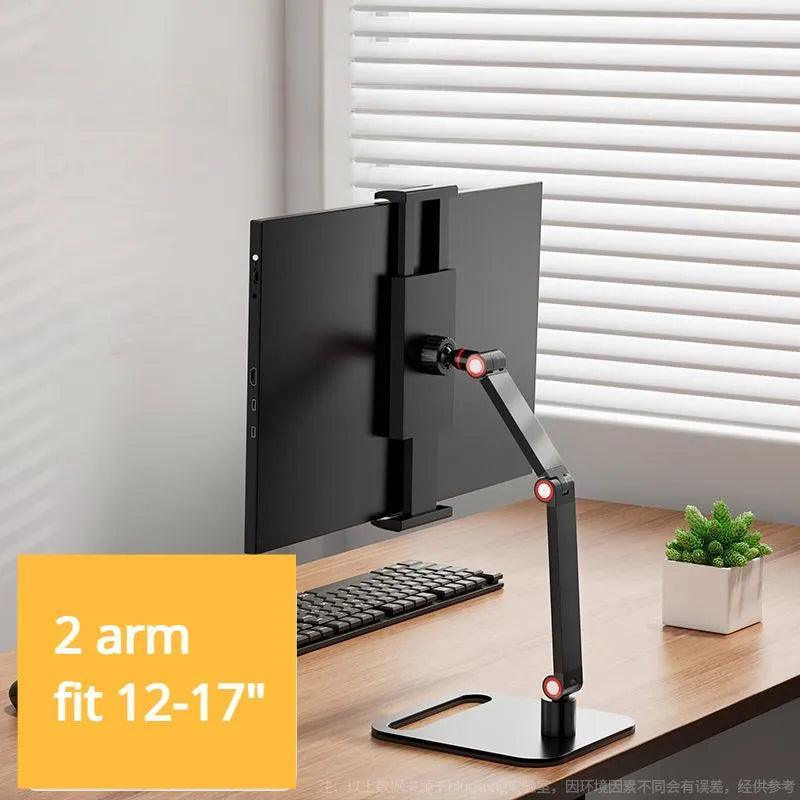 SARAOU Portable Monitor Desk Holder Metal Stand 16 Inch - SARAOU