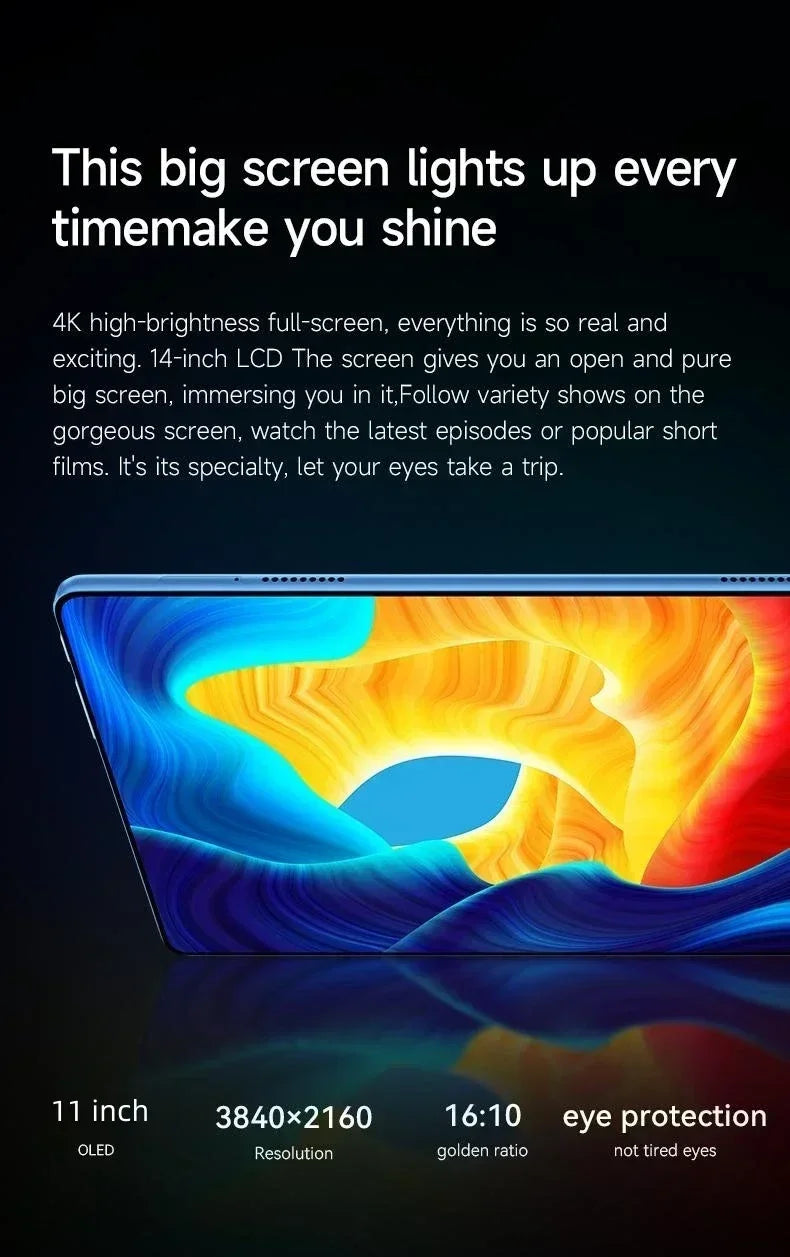 Tablette Android 13 - 12 Pouces