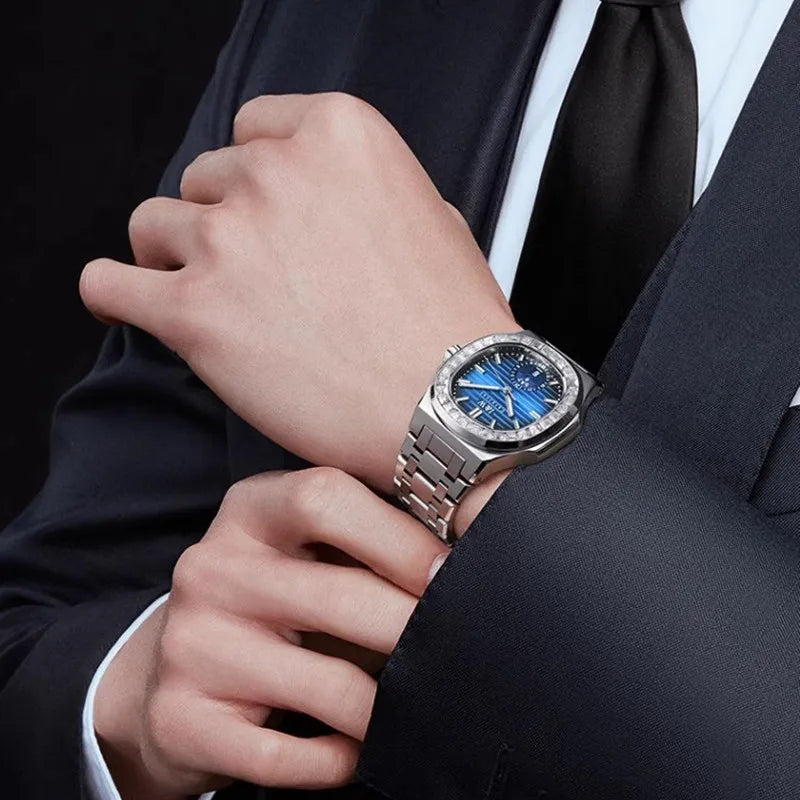 Men's CARNIVAL Business Automatic Watch - Luxury Waterproof 50M