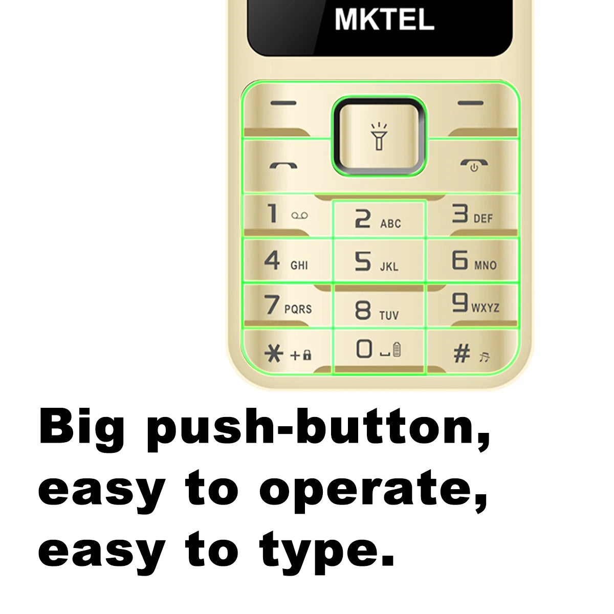 Téléphone Senior MKTEL OYE 3 Simple - Dual SIM 1
