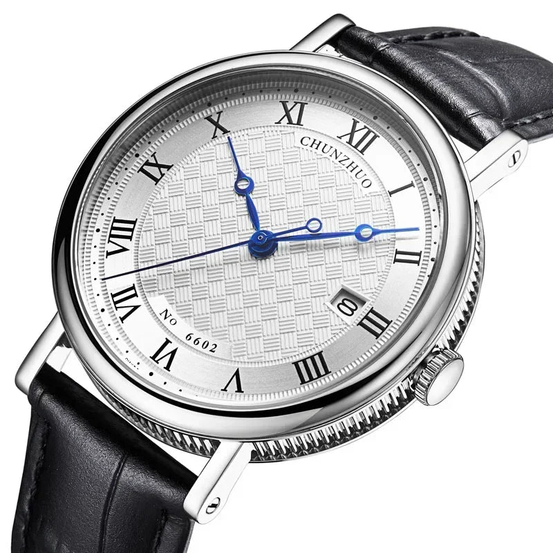 Men's Ultra-Thin Quartz Watch 38mm - Japanese Stainless Steel