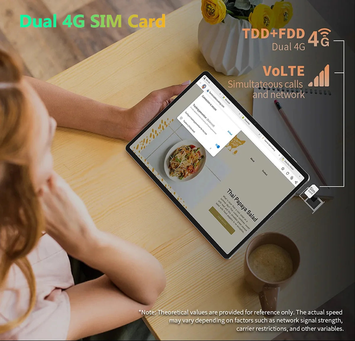 Tablette Android 14 Pouces Grand Écran 16GB RAM 512GB | SARAOU