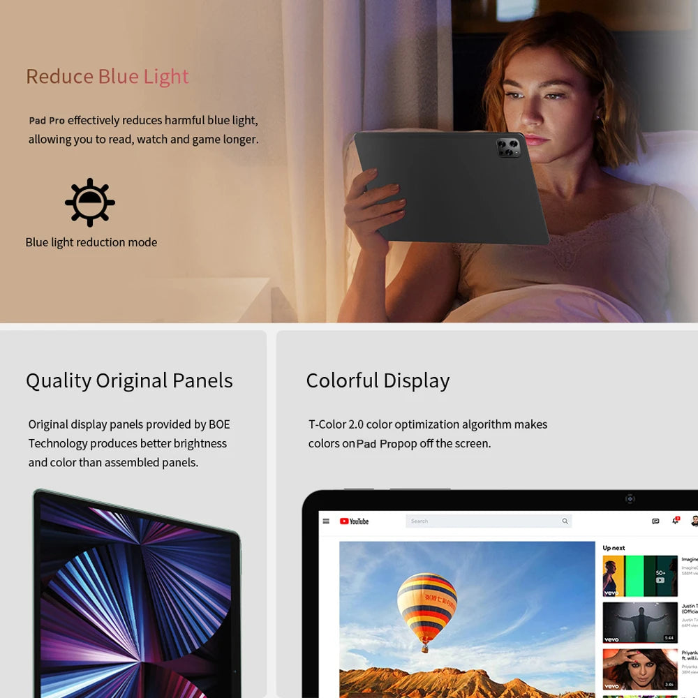 Tablette Android 12 haute performance