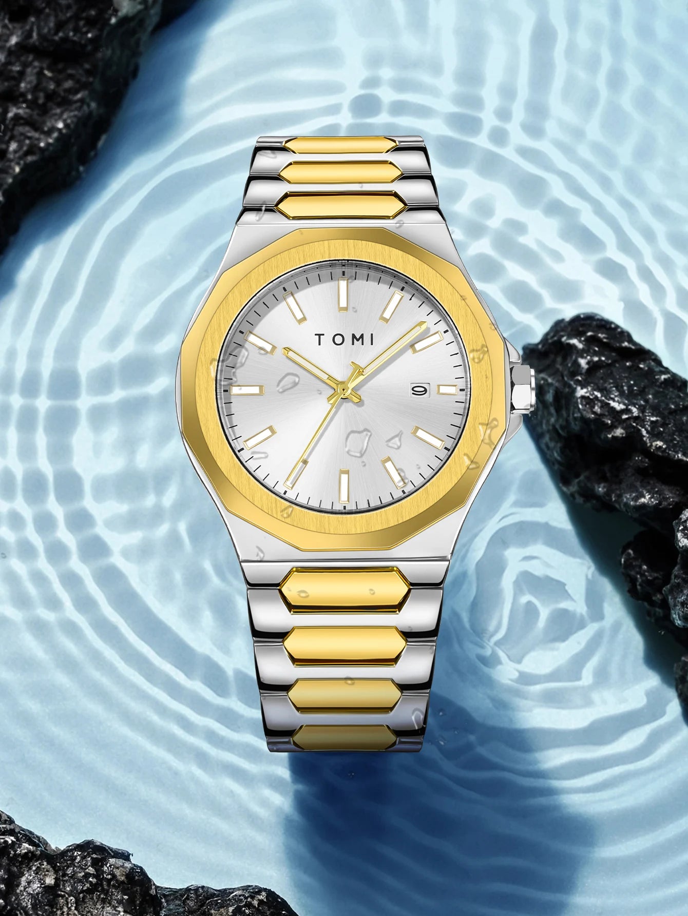 Montre Homme TOMI Luxury Or Rose