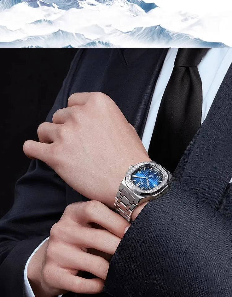 Men's CARNIVAL Business Automatic Watch - Luxury Waterproof 50M