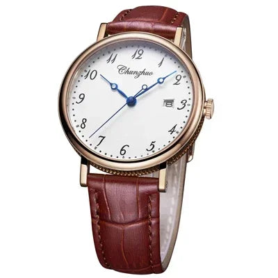 Men's Ultra-Thin Quartz Watch 38mm - Japanese Stainless Steel