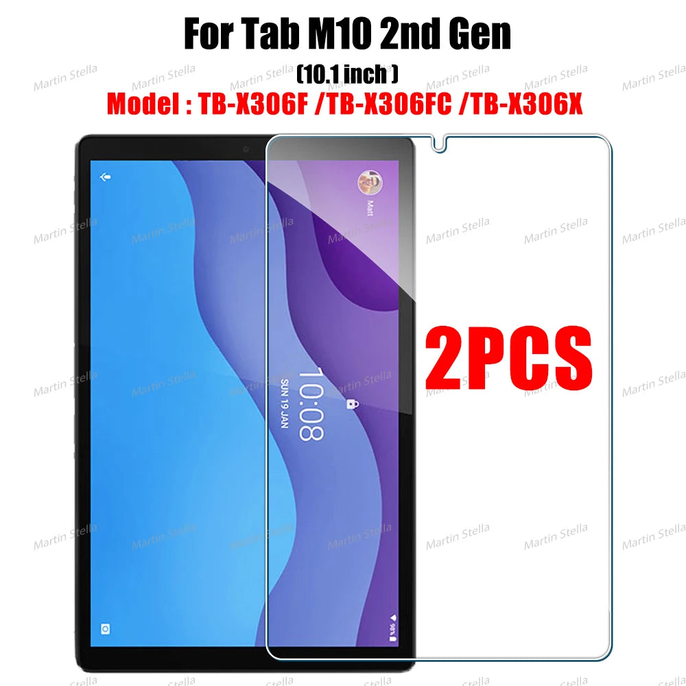 2PCS Screen Protector Tempered Glass for Lenovo