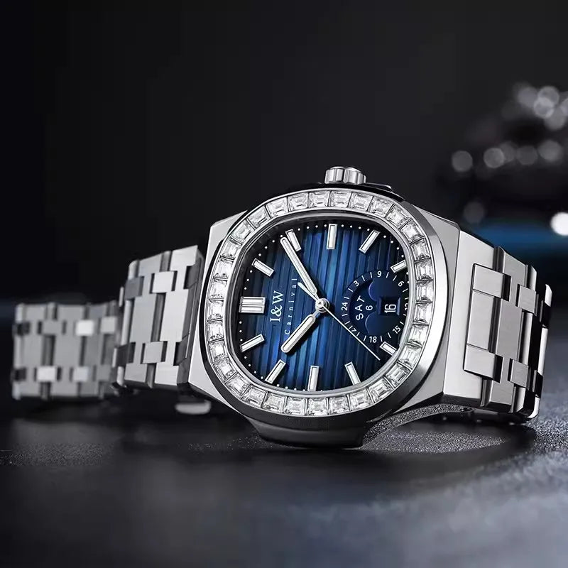Men's CARNIVAL Business Automatic Watch - Luxury Waterproof 50M