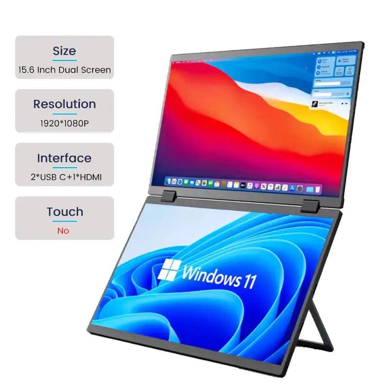 SARAOU Monitor "Dual Touch Portable 15.6" - SARAOU