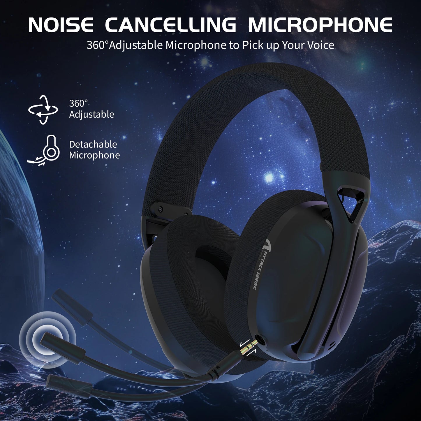 Attack Shark L80 Casque Gaming