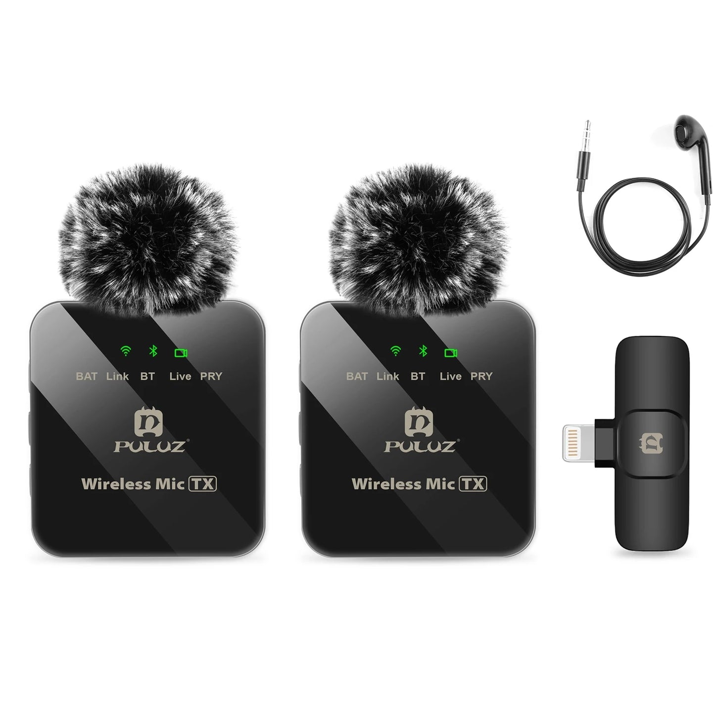 PULUZ Wireless Lavalier Microphone