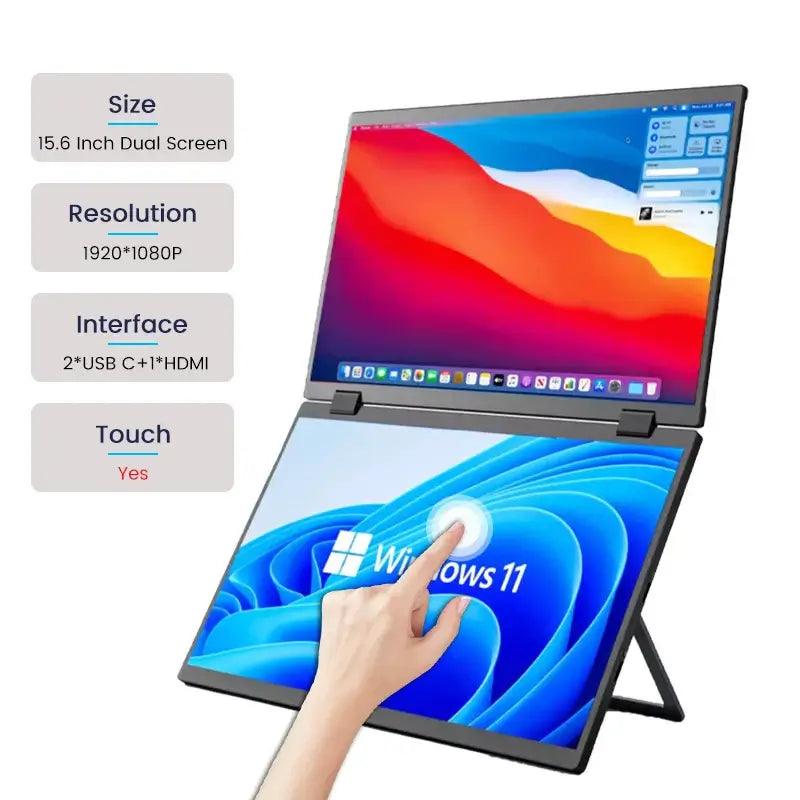 SARAOU Monitor "Dual Touch Portable 15.6" - SARAOU