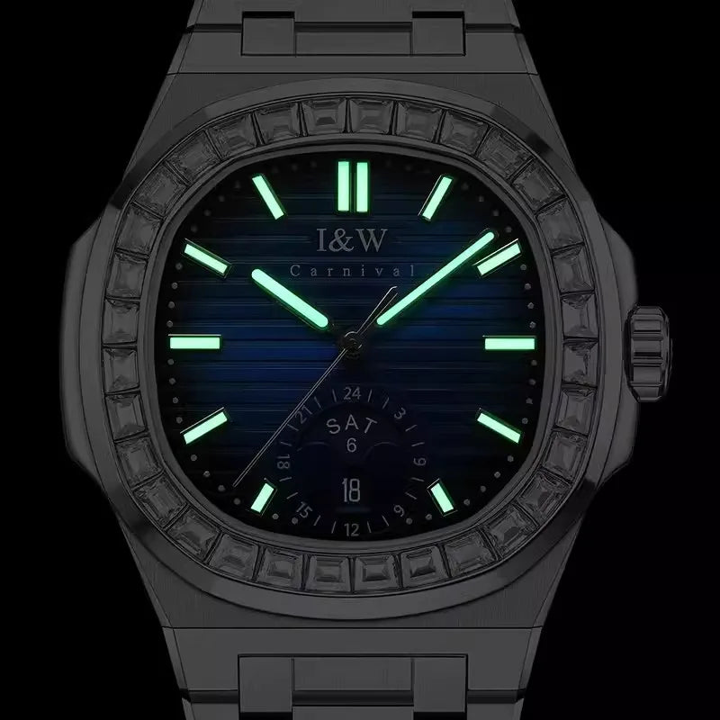 Men's CARNIVAL Business Automatic Watch - Luxury Waterproof 50M
