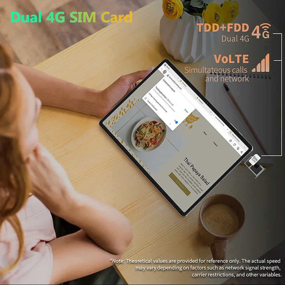 Tablette Android 14 Pouces Grand Écran 16GB RAM 512GB | SARAOU