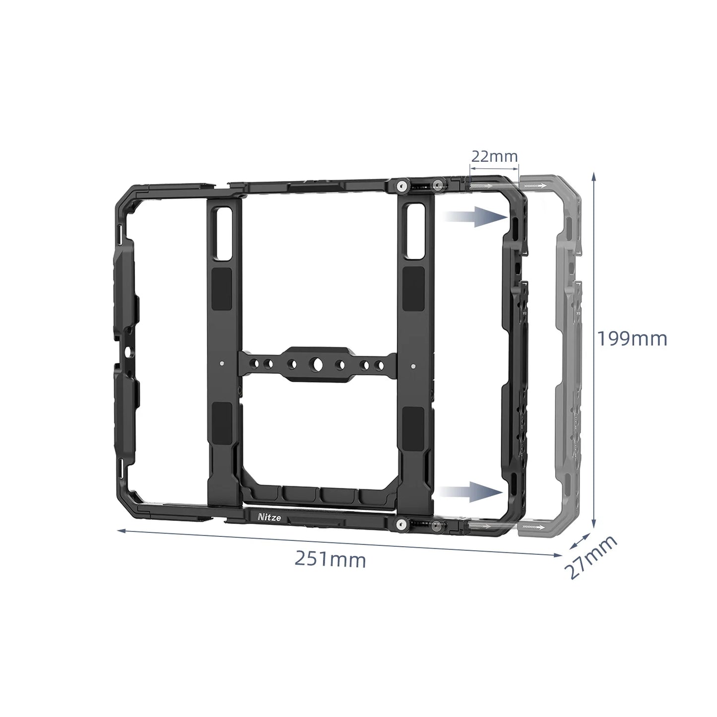 Cage Universelle Tablette iPad Pro/Air 9-11 pouces