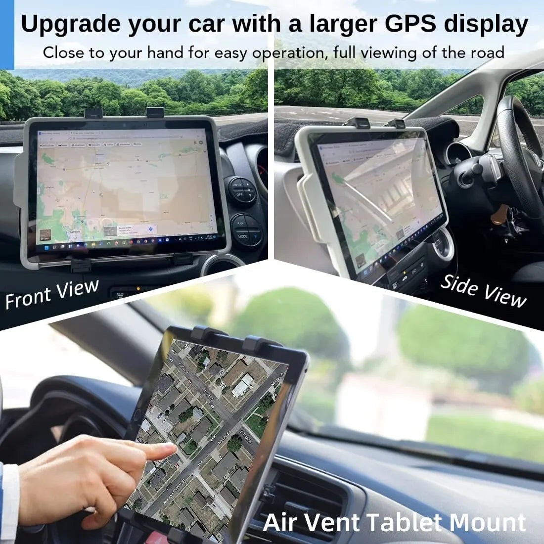 Support Tablette Voiture Grille Aération