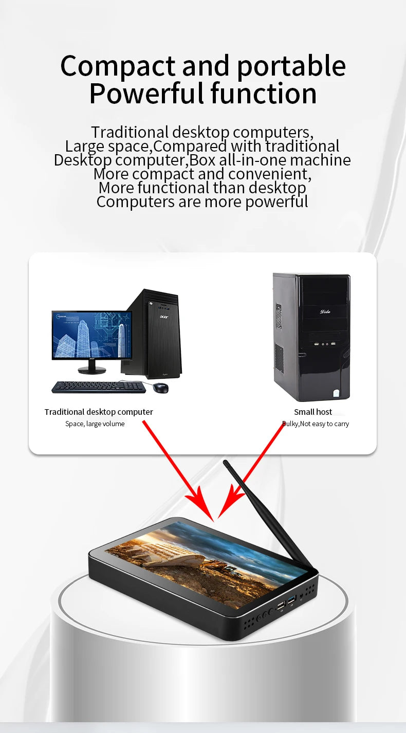Mini PC PiPO X2S 8 pouces Intel Celeron