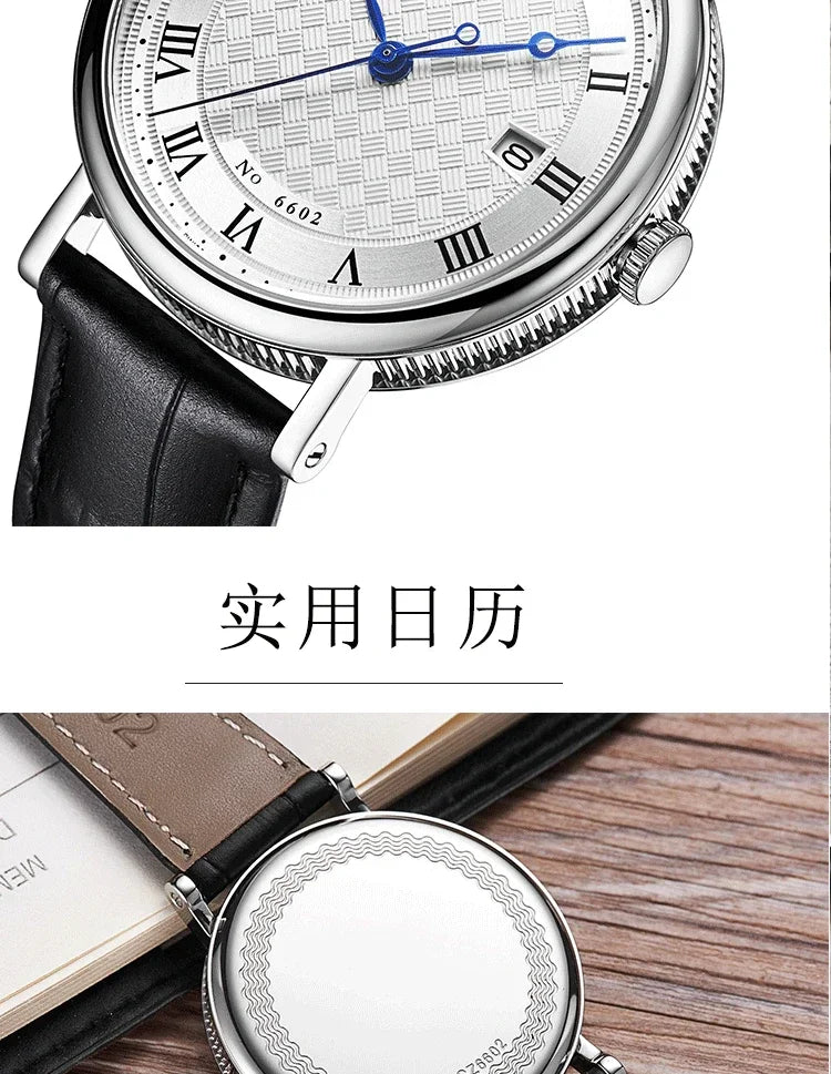 Men's Ultra-Thin Quartz Watch 38mm - Japanese Stainless Steel