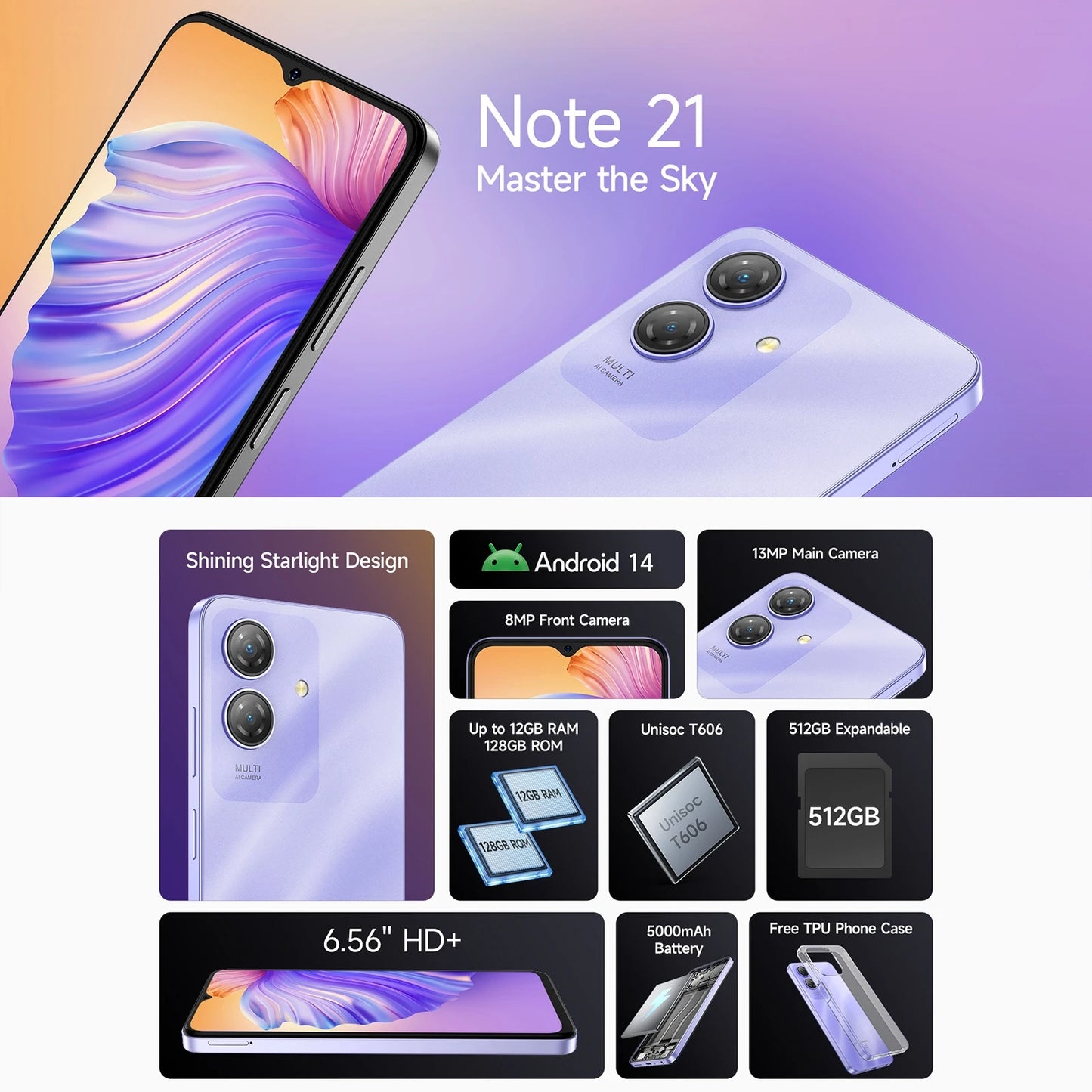 Smartphone Ulefone Note 21
