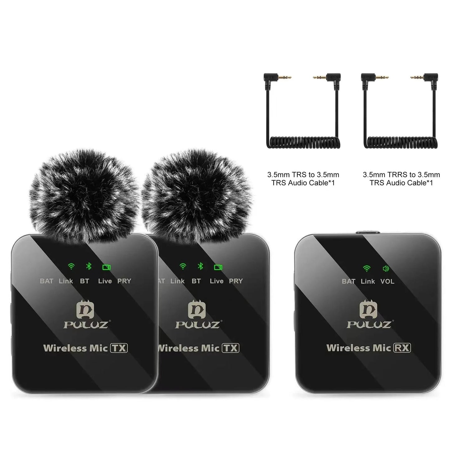 PULUZ Wireless Lavalier Microphone