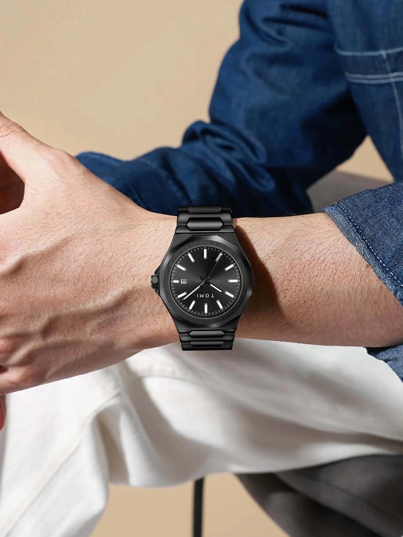 Montre Homme TOMI Luxury Or Rose