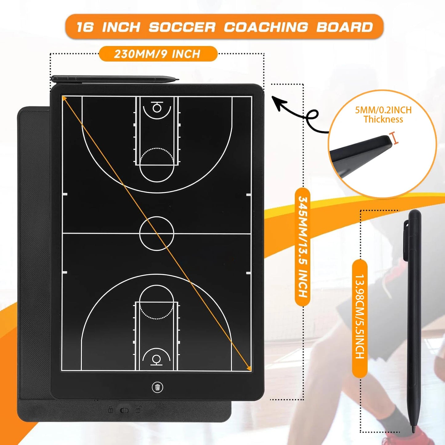 Tableau Tactile Sportif 16 Pouces Coach
