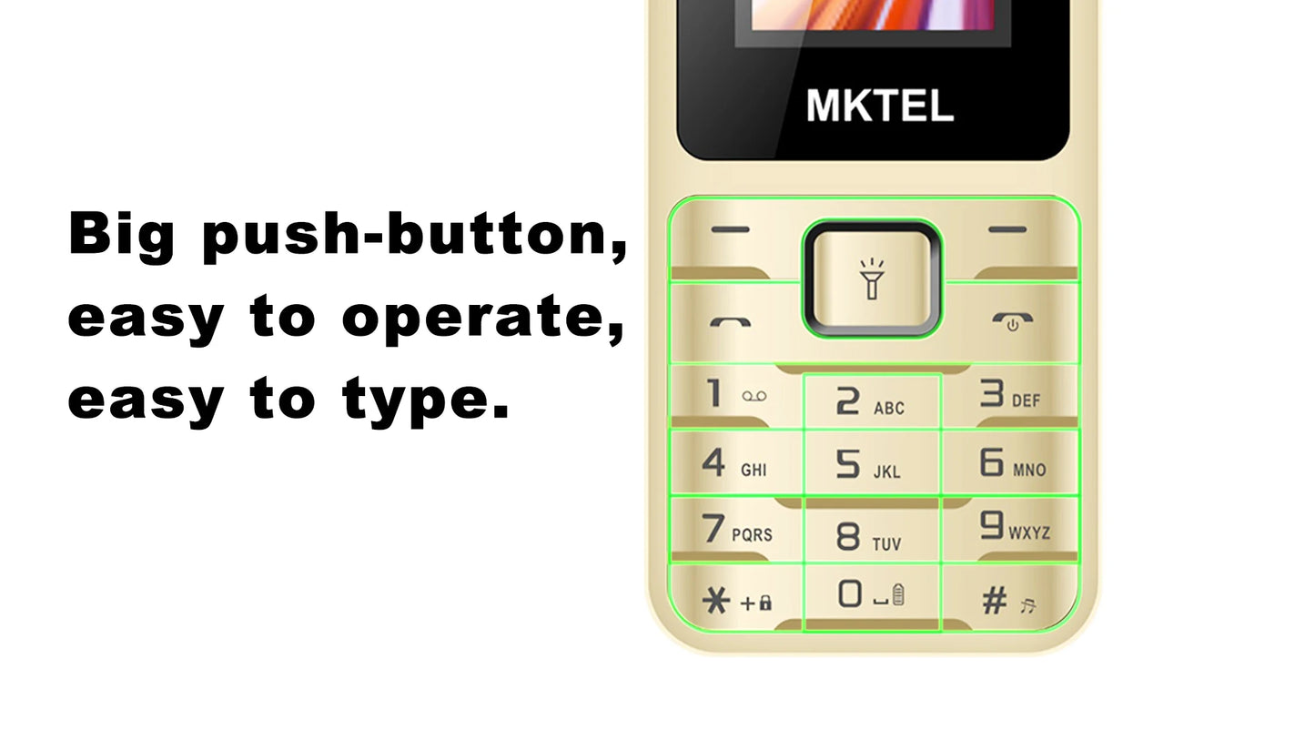 Téléphone Senior MKTEL OYE 3 Simple - Dual SIM 1