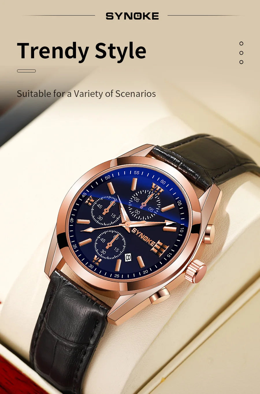Montre Homme SYNOKE Business