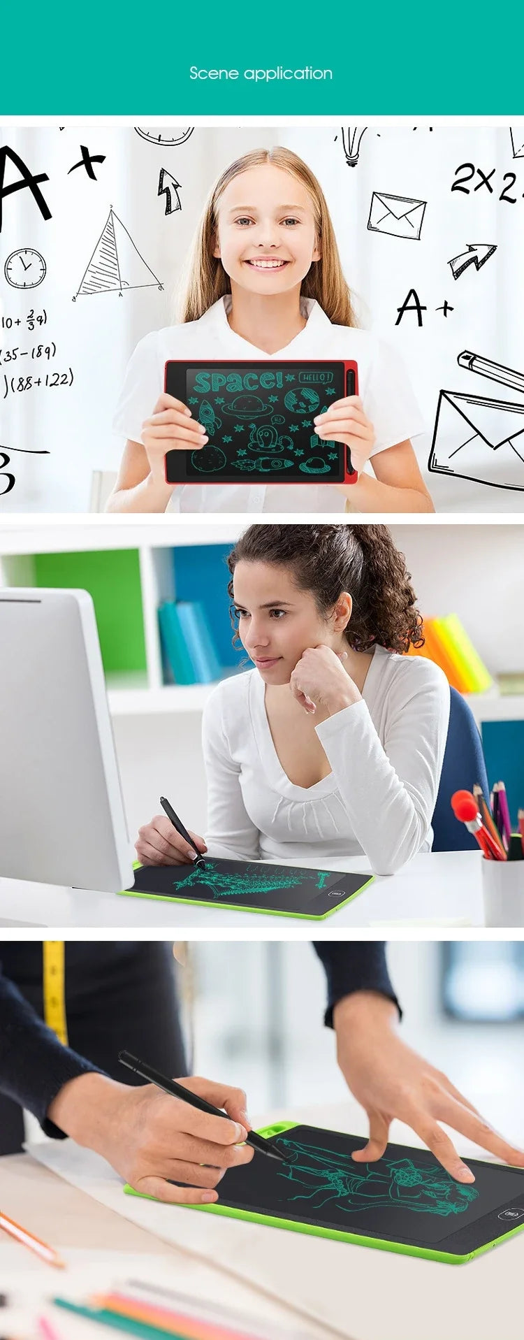 Tablette d'Écriture LCD