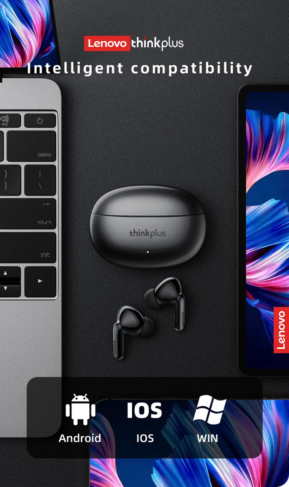 Écouteurs sans fil Lenovo