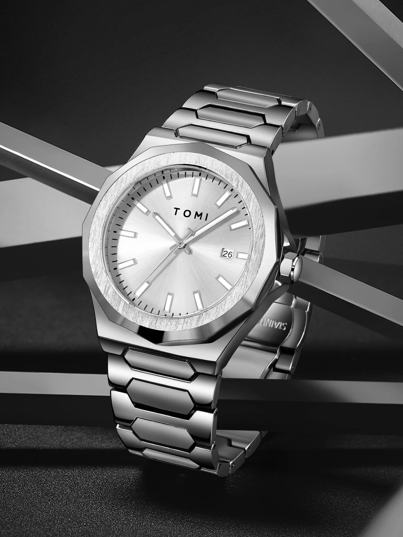 Montre Homme TOMI Luxury Or Rose