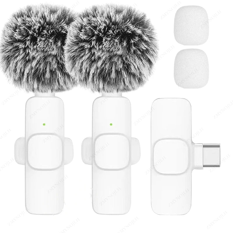 Wireless Lavalier Microphone - Portable Audio Video Recording