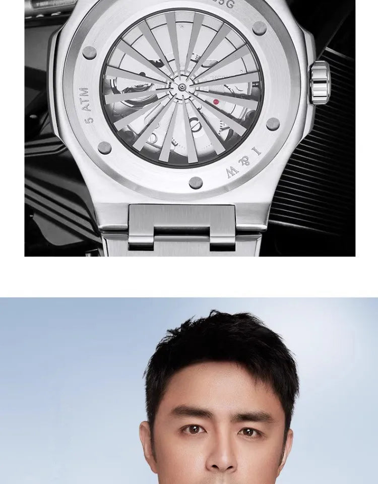 Men's CARNIVAL Business Automatic Watch - Luxury Waterproof 50M