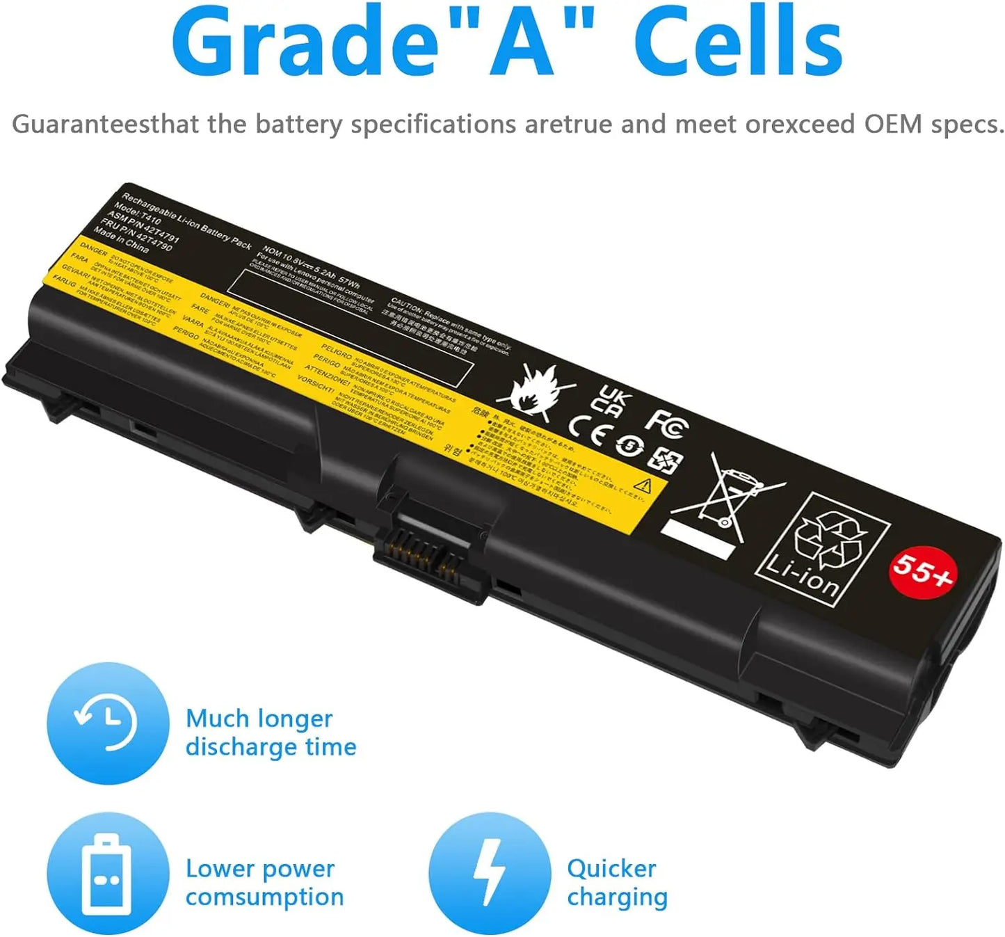 Batterie Compatible Lenovo - Haute Performance