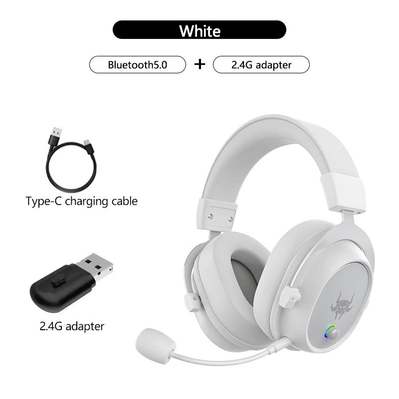 Casque Gaming Sans Fil 2.4G Bluetooth